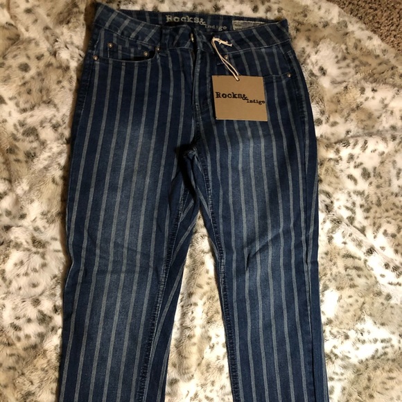 STRIPE JEANS - Picture 1 of 4